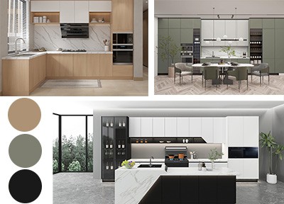 İki Renkli Mutfak Dolapları 2024'te Moda mı?